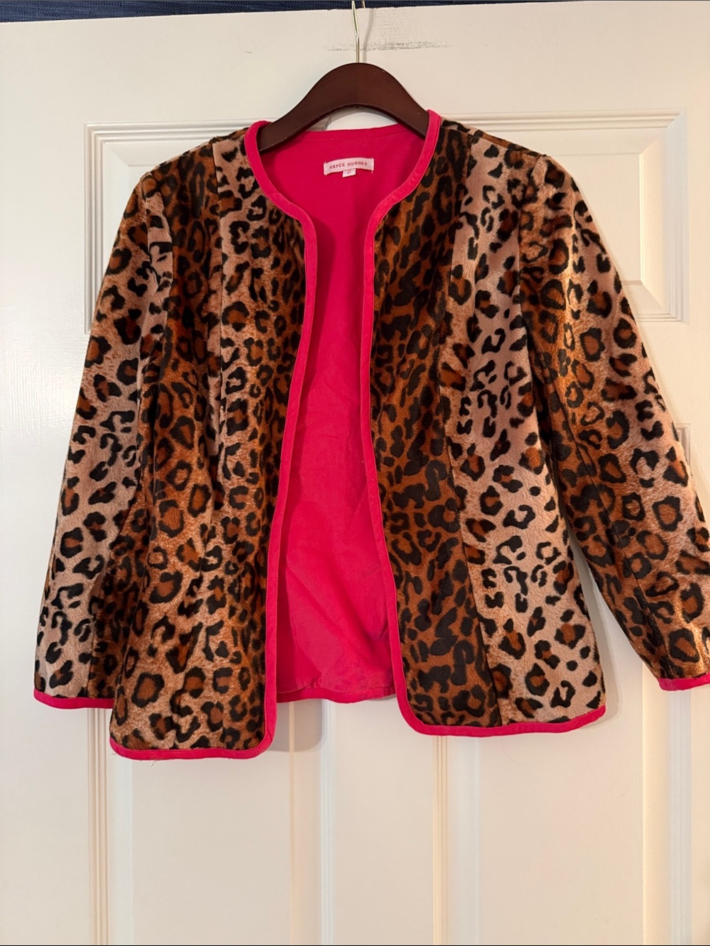 Kayce Hughes faux fur jacket 2